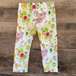 Oilily Kids Peppy Schokland Islands Nessie Organic Cotton Leggings,Multicolor, 8